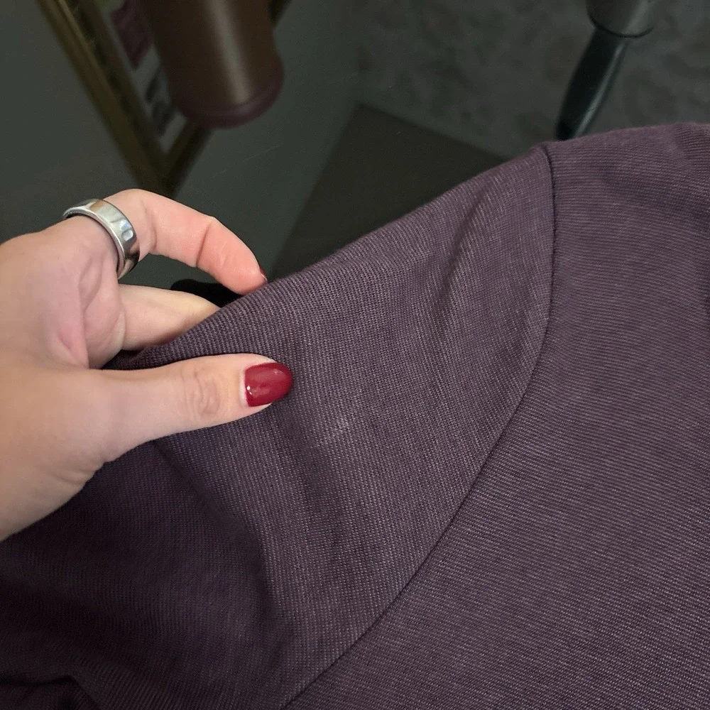 Horny Toad Nixi Dress‎ Purple Knit Drop Waist L Outdoors Hiking Camping - Picture 7 of 9